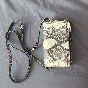 Marc Jacobs snake print embossed mini Crossbody